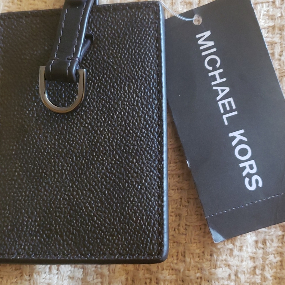 Michael Kors Jet Set Leather Travel Luggage Tag